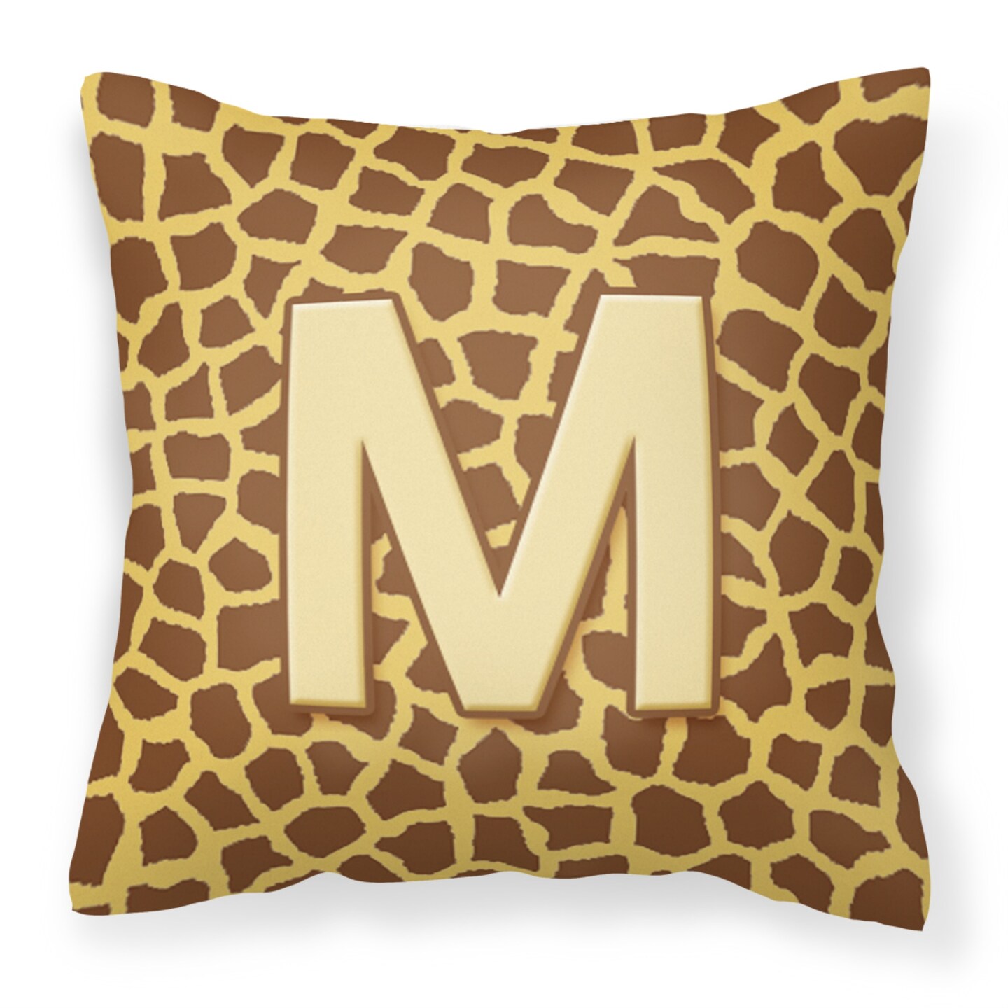 Giraffe Pillow with Monogram