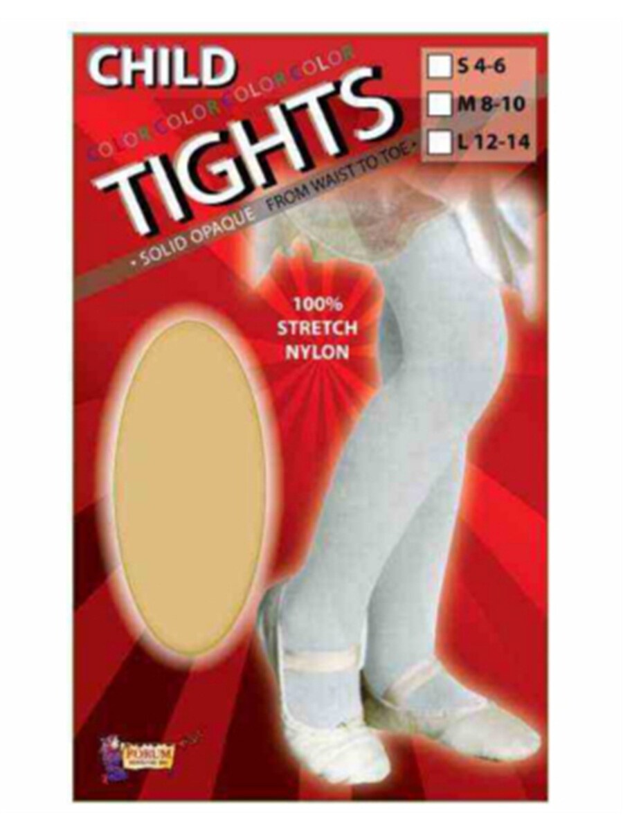 Ballerina Ballet Dancer Costume Accessory Tan Kids Girls Tights