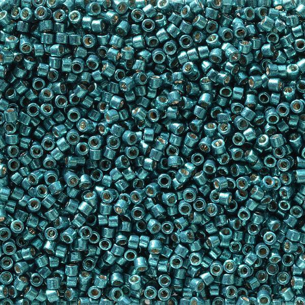 Miyuki Delica Bead 11/0, DB2515, Duracoat Galvanized Poseidon Blue