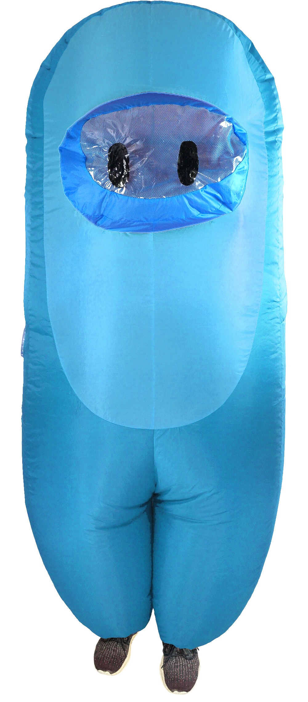 Kid&#x27;s Cyan Sus Imposter Crewmate Killer Inflatable Costume
