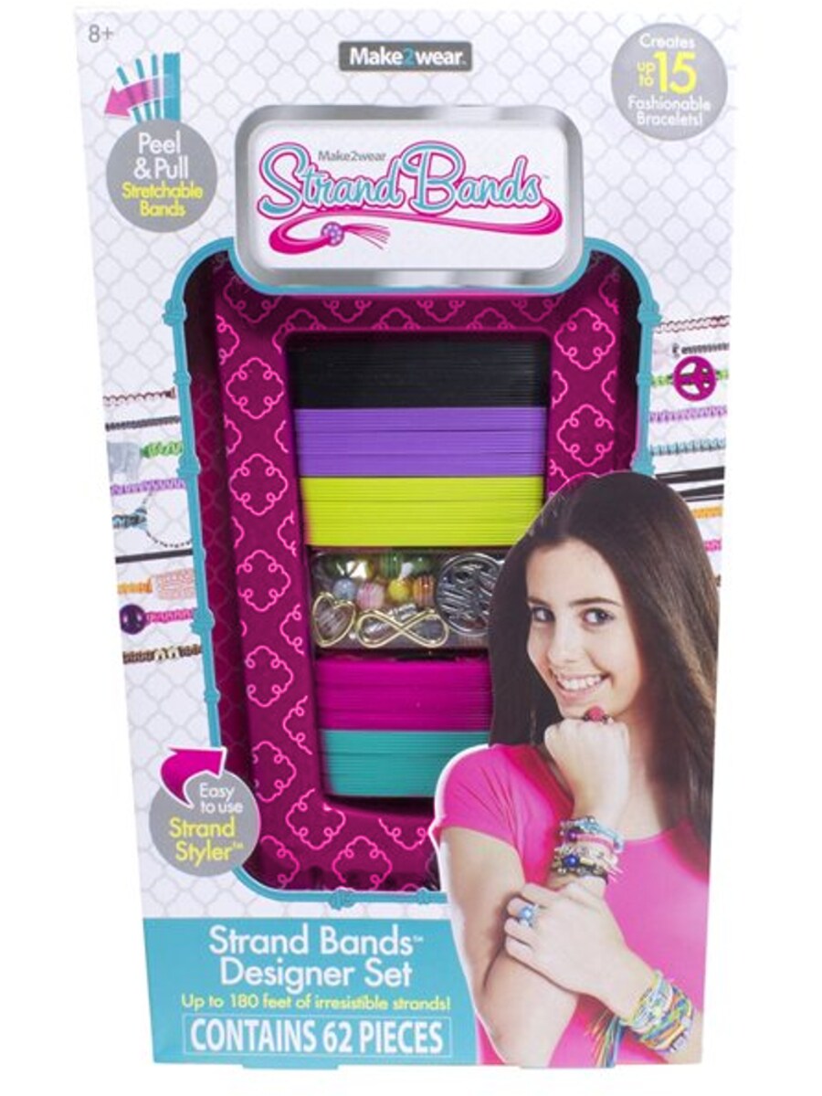 Strand Bands Designer Set Make2Wear Strand Styler Goth Girl Pink