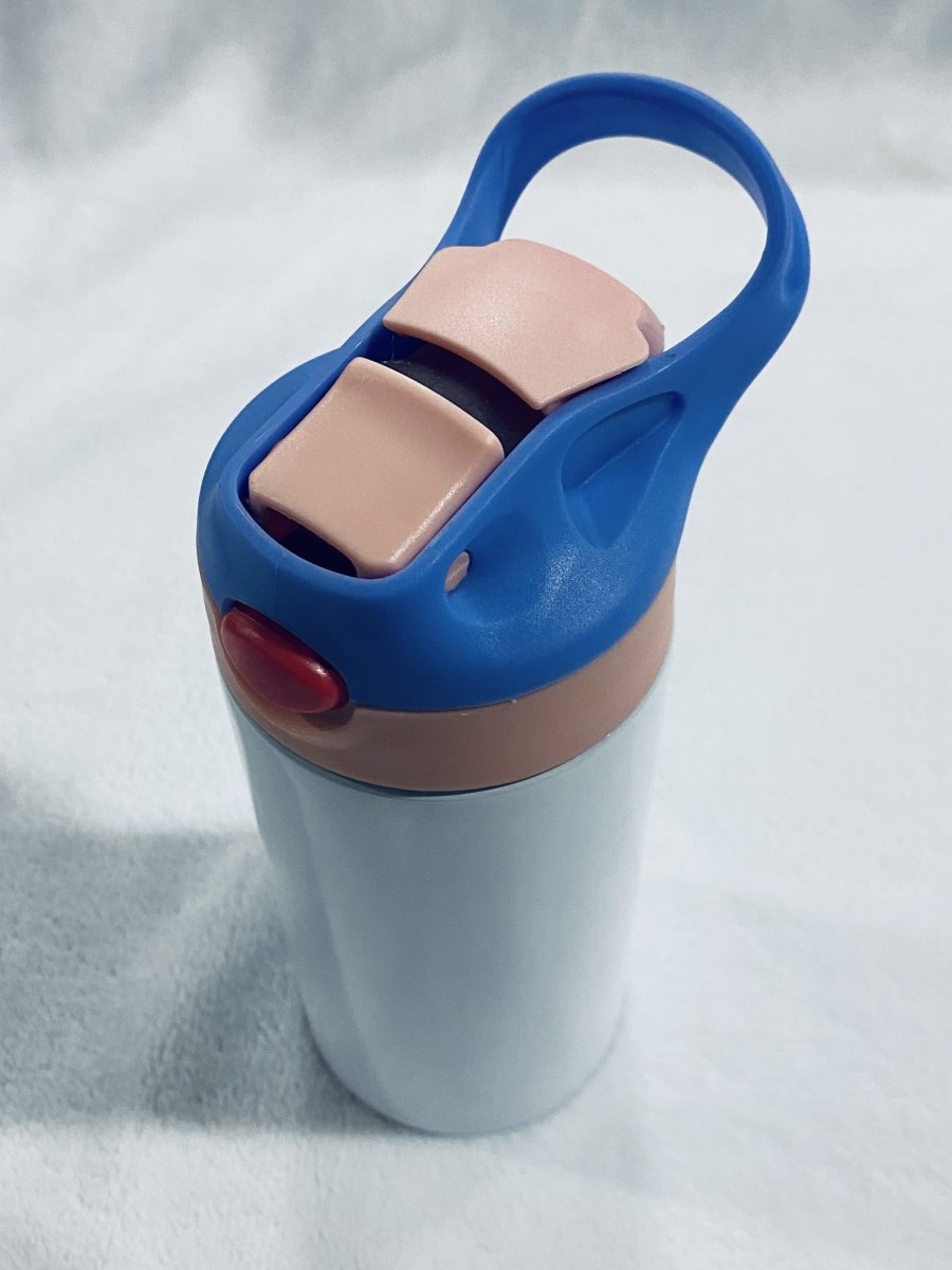Sublimation Kids Bottle Tumbler with Purple/Pink Lid