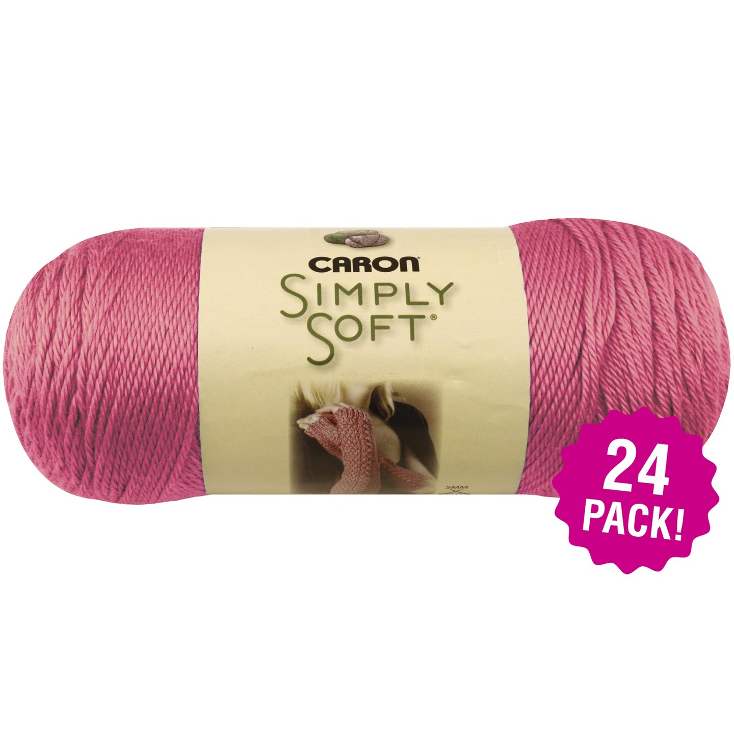 Multipack of 24 - Caron Simply Soft Brites Yarn-Watermelon | Michaels