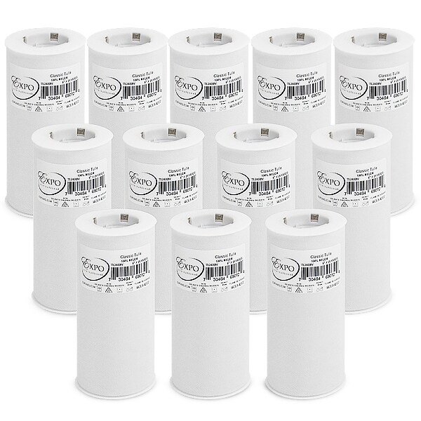 Pack of 12 Premium Matte Tulle Spool of 6-inch X 25 Yards
