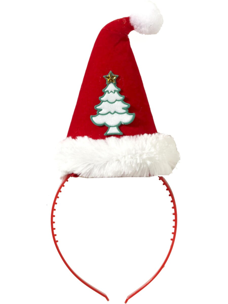 Santa Christmas Tree Headband Hat Festive Holiday Costume Accessory