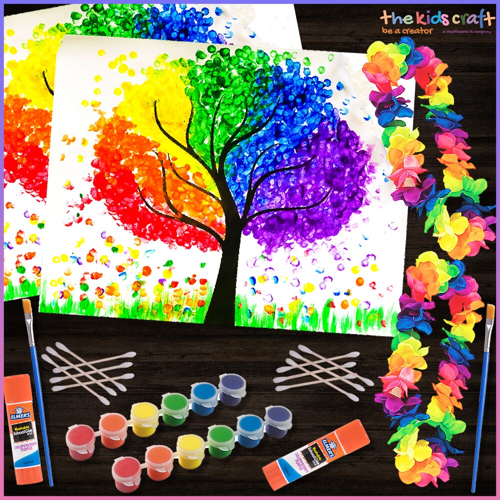 Magical Rainbow Tree, The Kids Craft DIY Arts &#x26; Craft Kit
