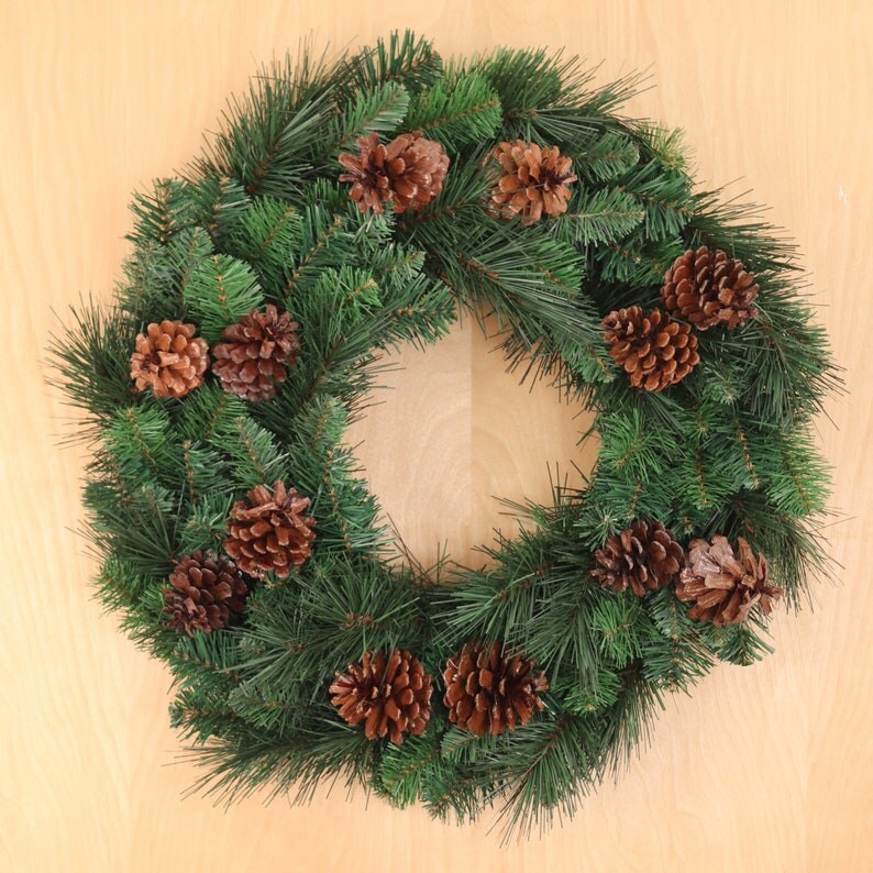 2.5&#x22; Lacquered Pine Cone - 12 Pieces, Elegant Decorative Accents for Holiday Decor, Wreaths &#x26; Seasonal Displays - 2024 Christmas Collection, Floral Home by Artificial Flowers