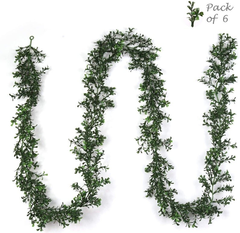 Boxwood Garland 9' Artificial Ivy Vine Greenery | Michaels