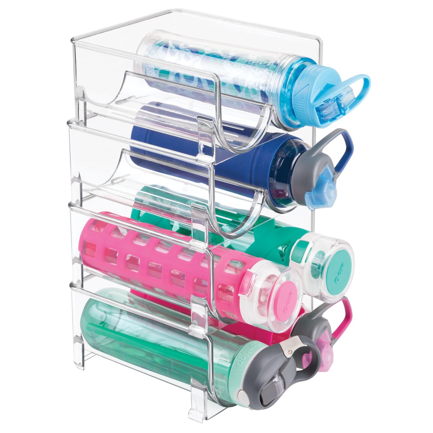 Stackable best sale bottle storage