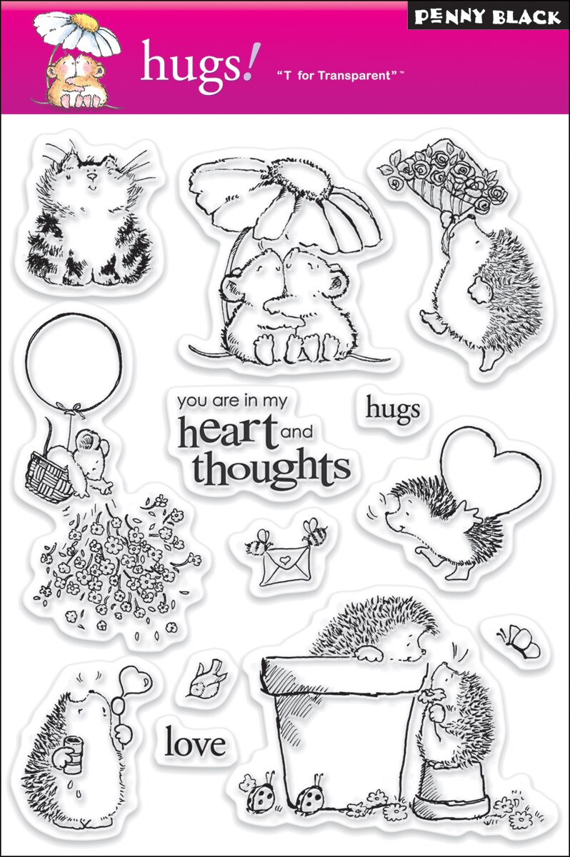 Penny Black Clear Stamps-Hugs | Michaels