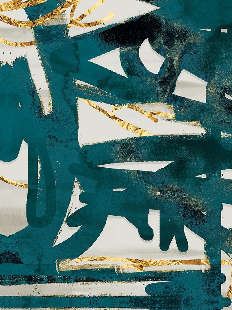 Teal And Flare 2 Poster Print by Cynthia Alvarez - Item # VARPDXCC5RC005B