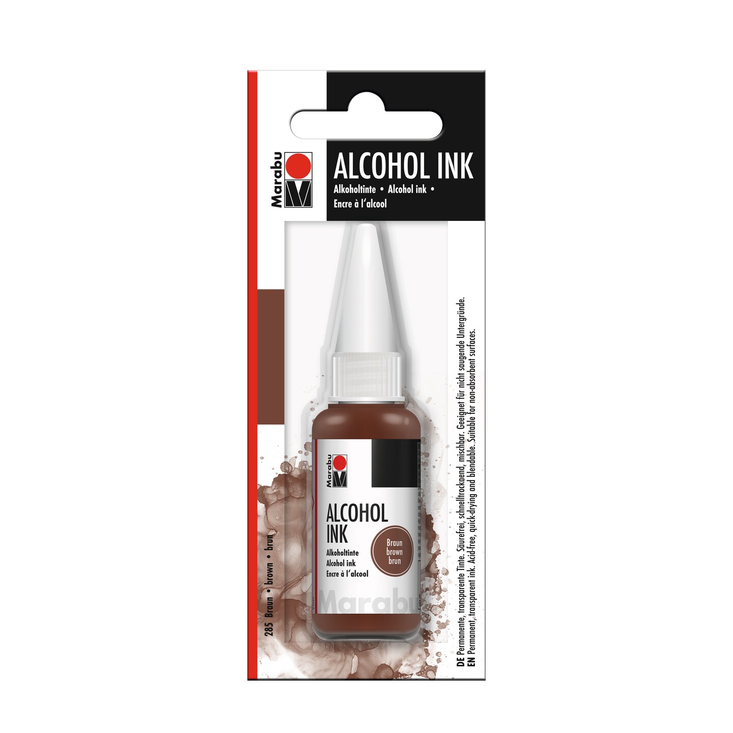 Marabu Alcohol Ink, Carded, 20ml, Brown