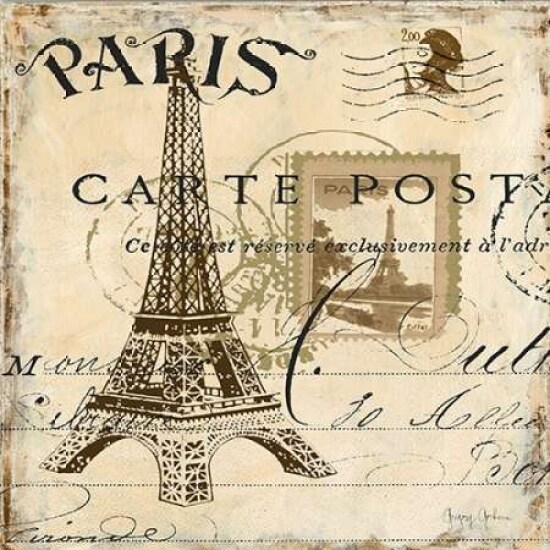 Paris Collage Sq I Poster Print by Gregory Gorham - Item # VARPDXGOR578