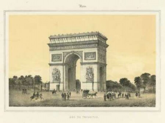 Arc de Triomphe Poster Print by Adam Rogers - Item # VARPDXCC2753