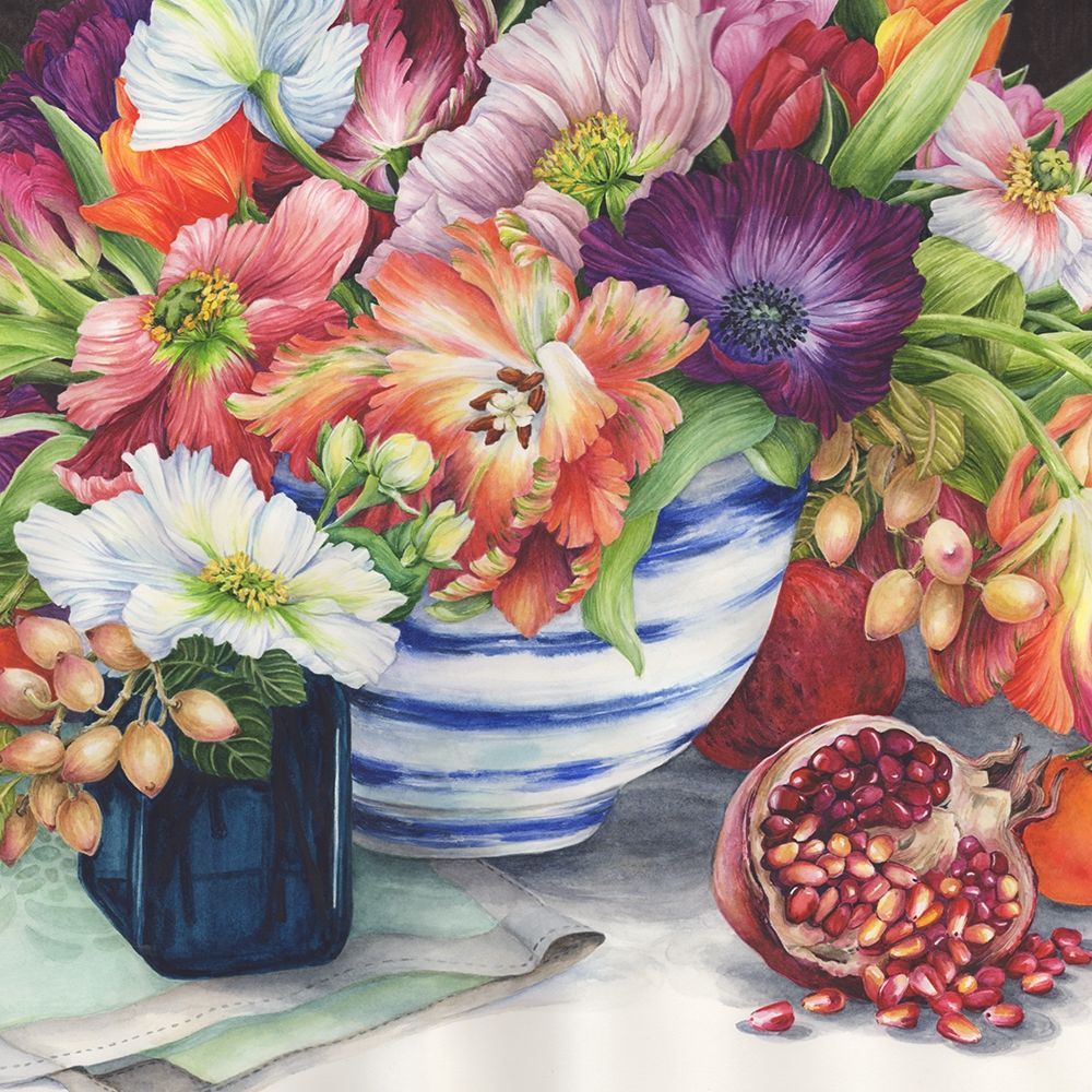 Vibrant Bouquet Still Life Poster Print by Jane Wicks - Item # VARPDXRB13005JAN