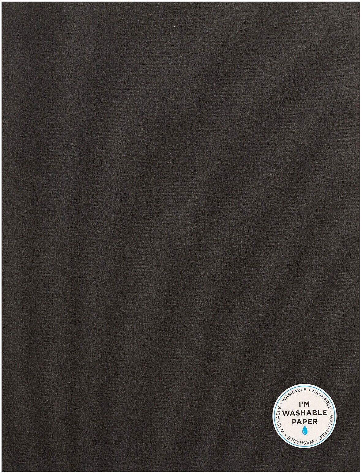 American Crafts Washable Matte Paper 8.5"X11"Black Michaels
