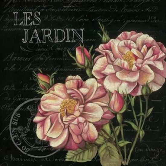 Les Jardin Roses Sq. Poster Print by Kimberly Poloson - Item # VARPDXPOL302