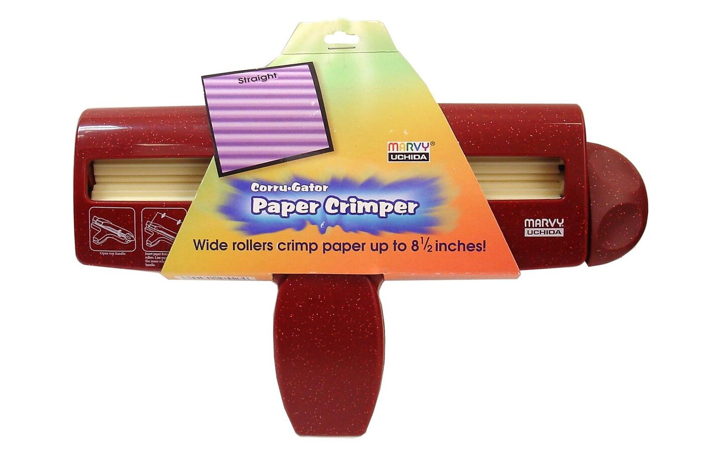Uchida Corrugator Paper Crimper 8.5x11&#x22; Straight