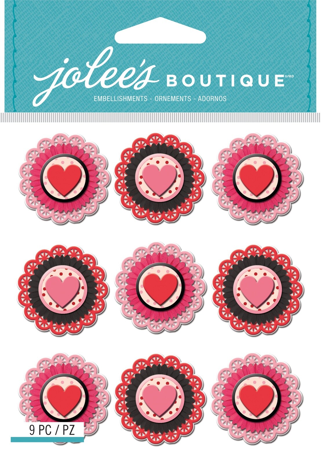 Jolee's Boutique Dimensional StickersHearts Michaels