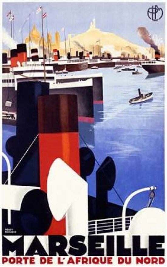 Marseille/Porte de lAfrique Poster Print by Roger Broders - Item # VARPDX296018