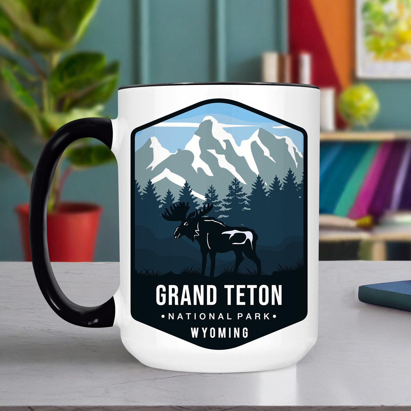 Grand Teton National Park in Wyoming State Coffee Mug - Free Shipping product 3