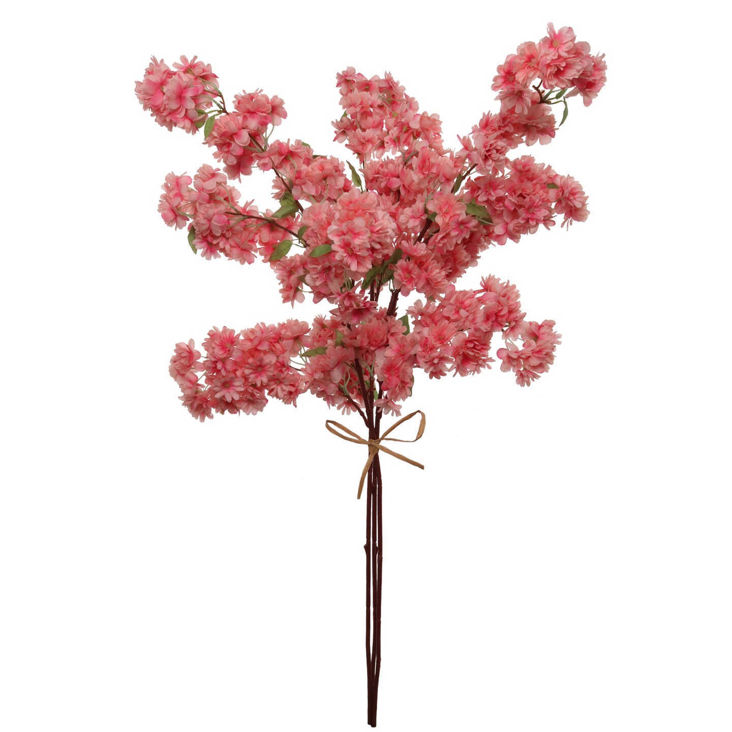 3-Pack Pink Cherry Blossom Stems - Silk Flowers for Elegant Floral Arrangements, Bouquets & Home Decor, Perfect for Weddings & Events, Floral Home by Artificial Flowers