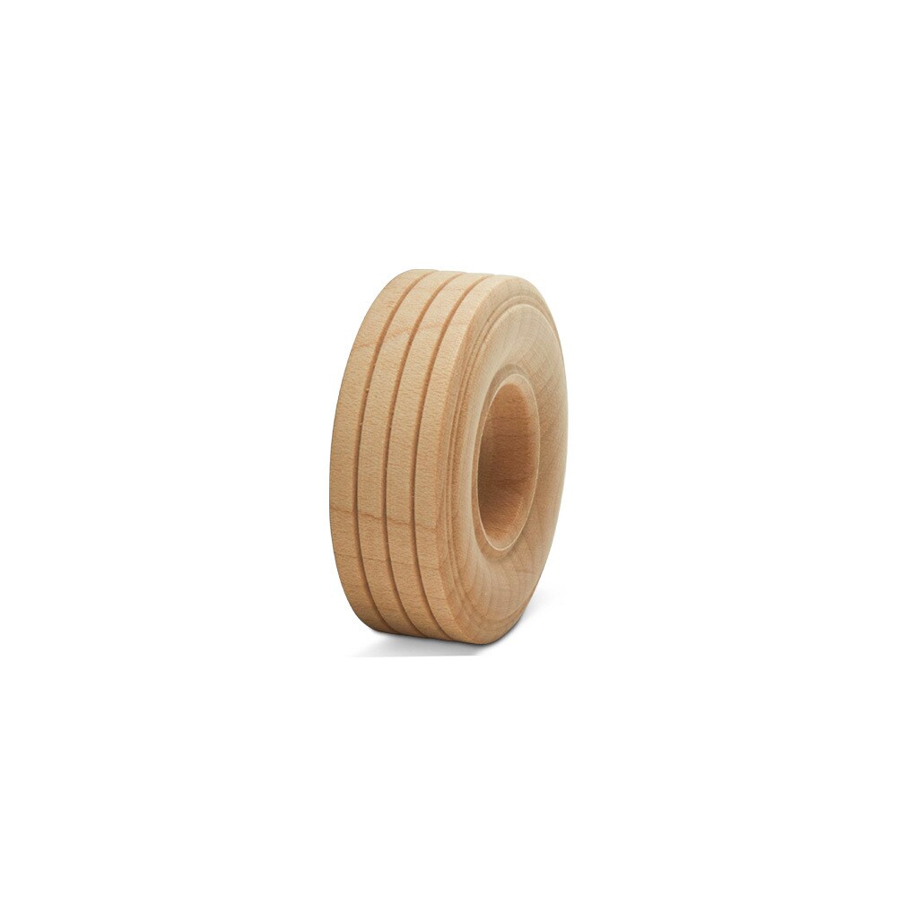 Treaded Wooden Wheels for Crafts, Multiple Sizes | Woodpeckers