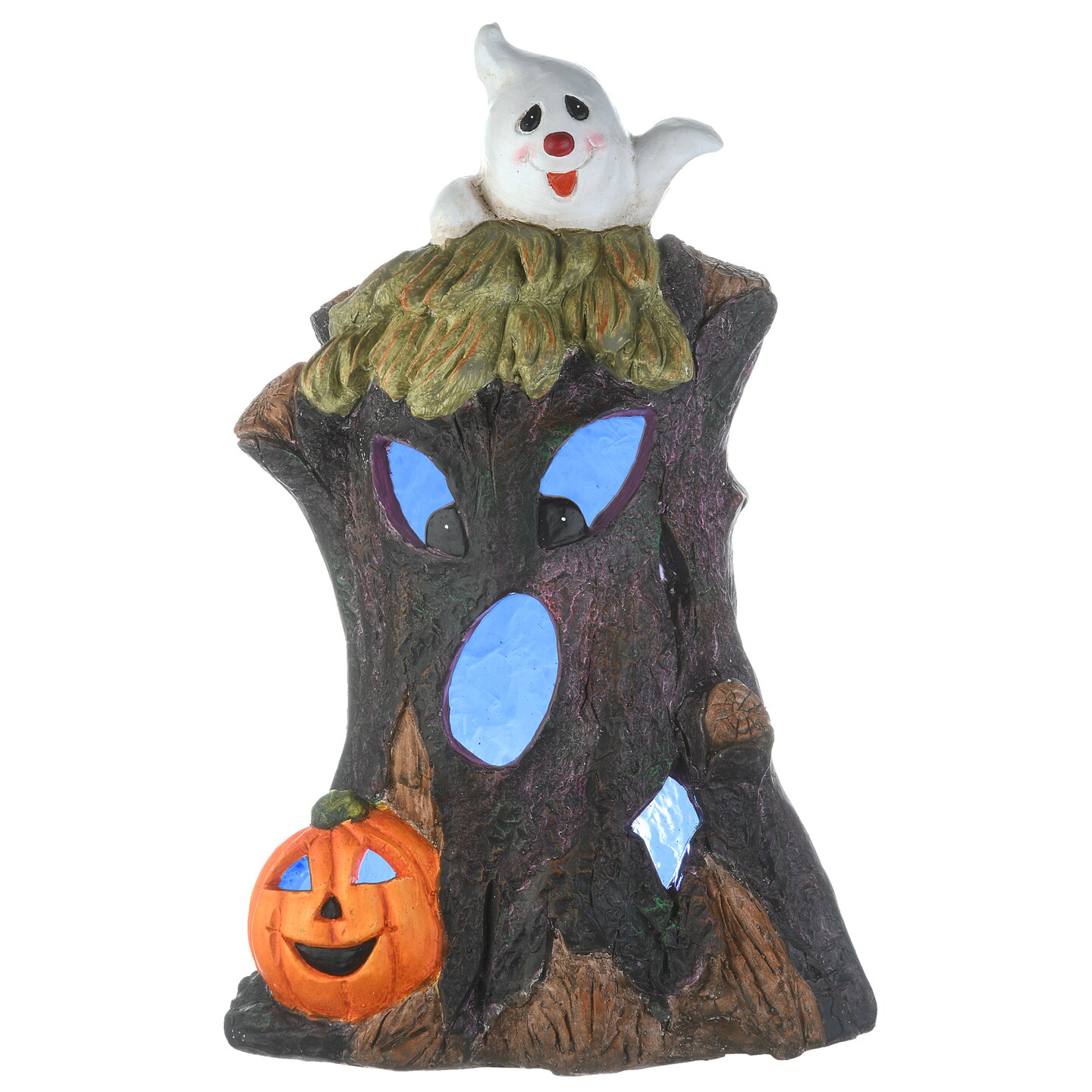 18&#x22; Haunted Tree Trunk with LED Light