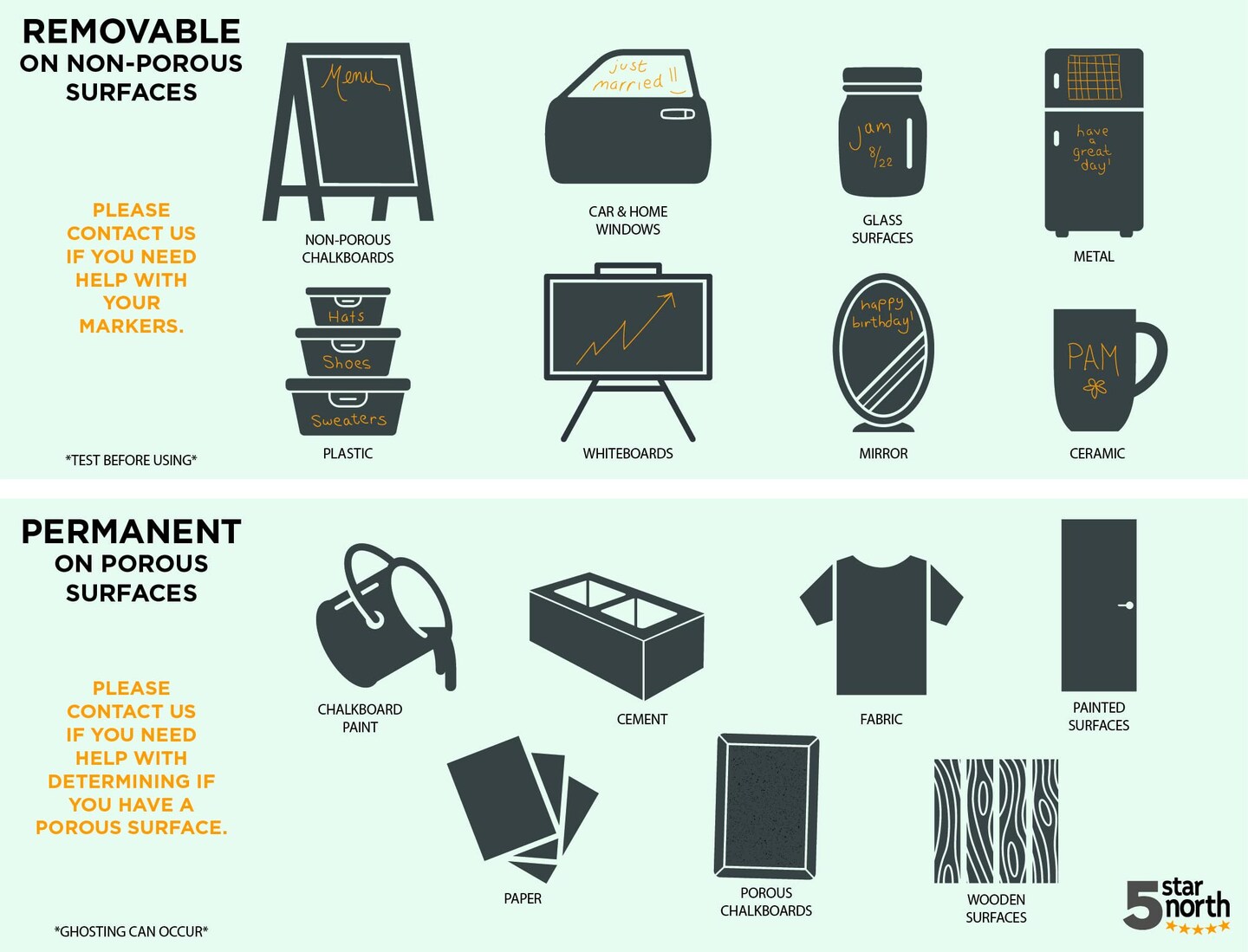 4 Pieces White Erasable Chalk Markers - Non-Toxic, Water-Based, Reversible Tips For Kids & Adults, Glass & Chalkboards