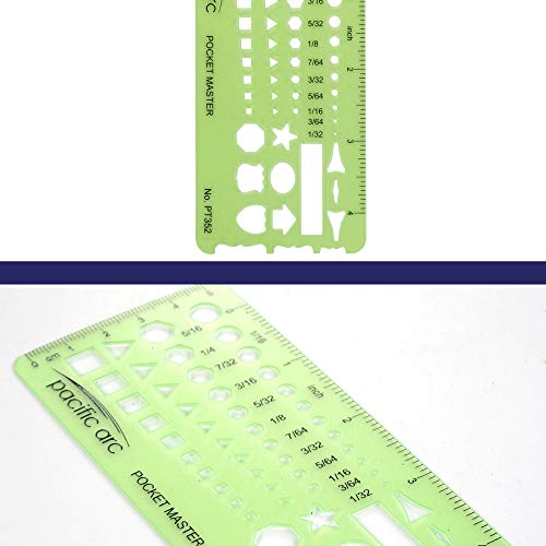 Pocket Master Template Guide, Featuring Perfect Circles, Hexagons, Triangles, and Squares