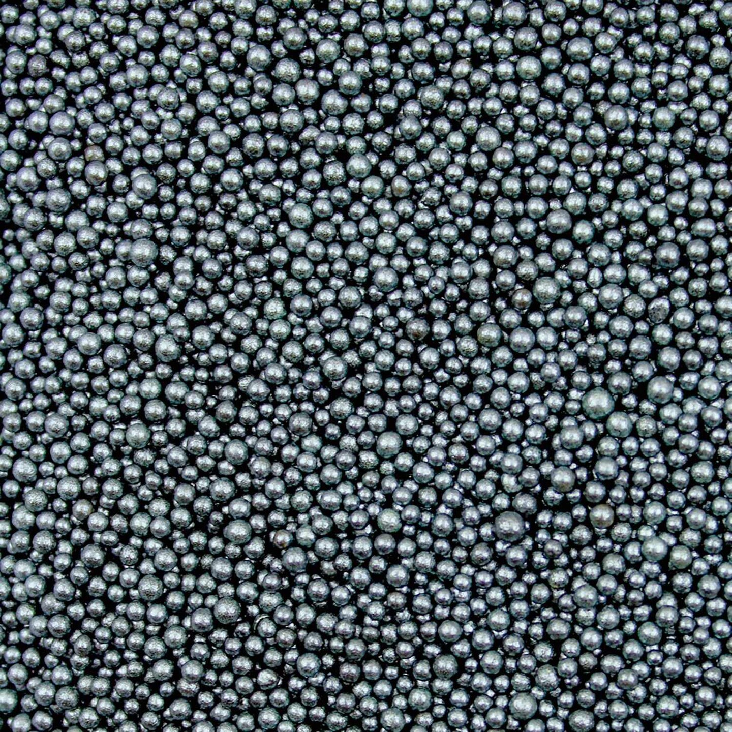Krazy Sprinkles - Dark Silver Pearl (1/2 Cup, 1x Jar) for Cakes, Ice Cream &#x26; Cookies