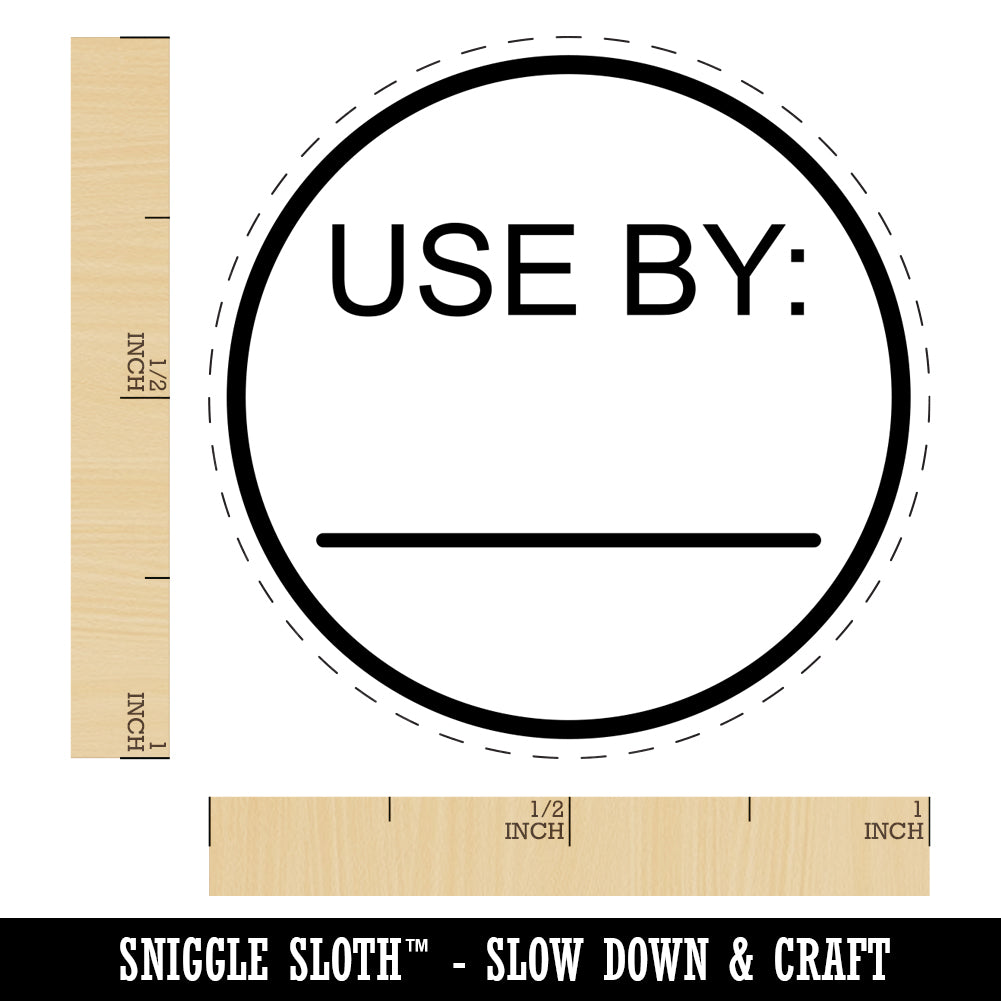 Use By Date Rubber Stamp for Stamping Crafting Planners | Michaels