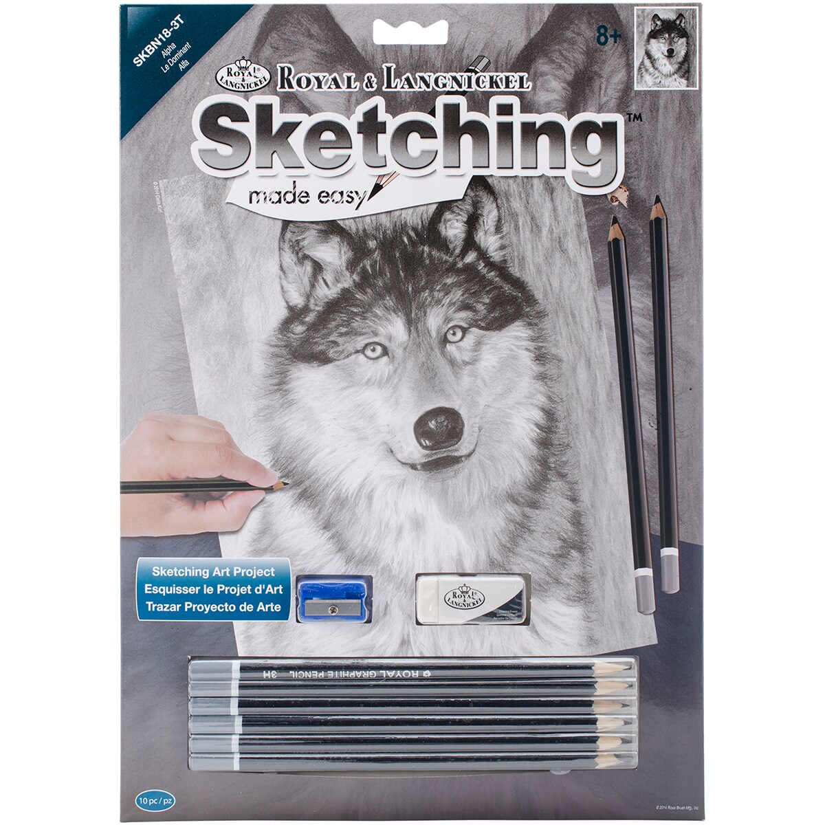 Royal & Langnickel SKTCH – Set Da Disegno Per Imparare A Disegnare Un Cucciolo, Con Matite E Istruzioni Passo Passo
