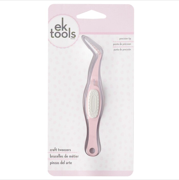 Craft Tweezers PINK EK Success 54000036 Pinzas Ek Tools by American Crafts