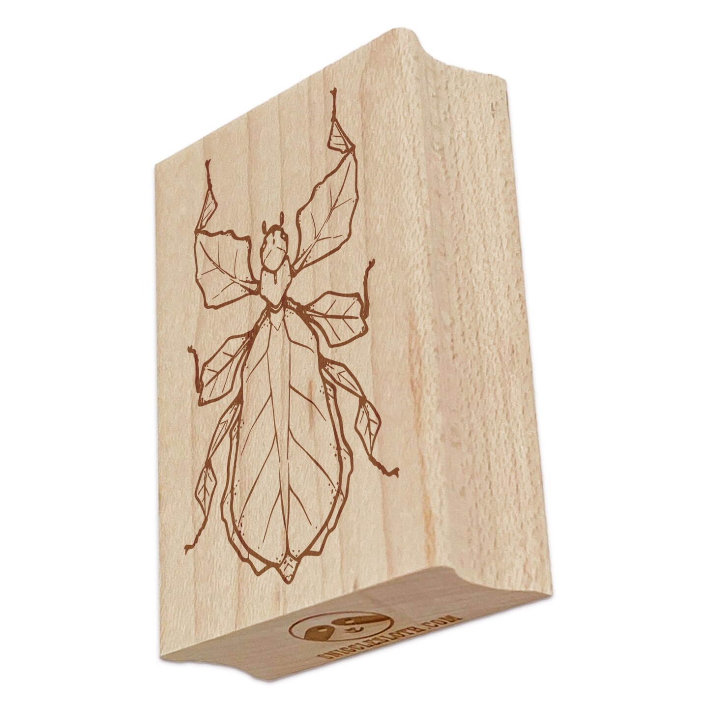 Giant Leaf Insect Bug Rectangle Rubber Stamp for Stamping Crafting