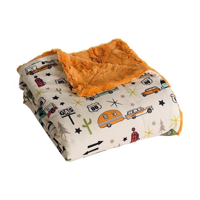 Camp Casual C4G-CC005RT 50 in. The Throw - Road Trip