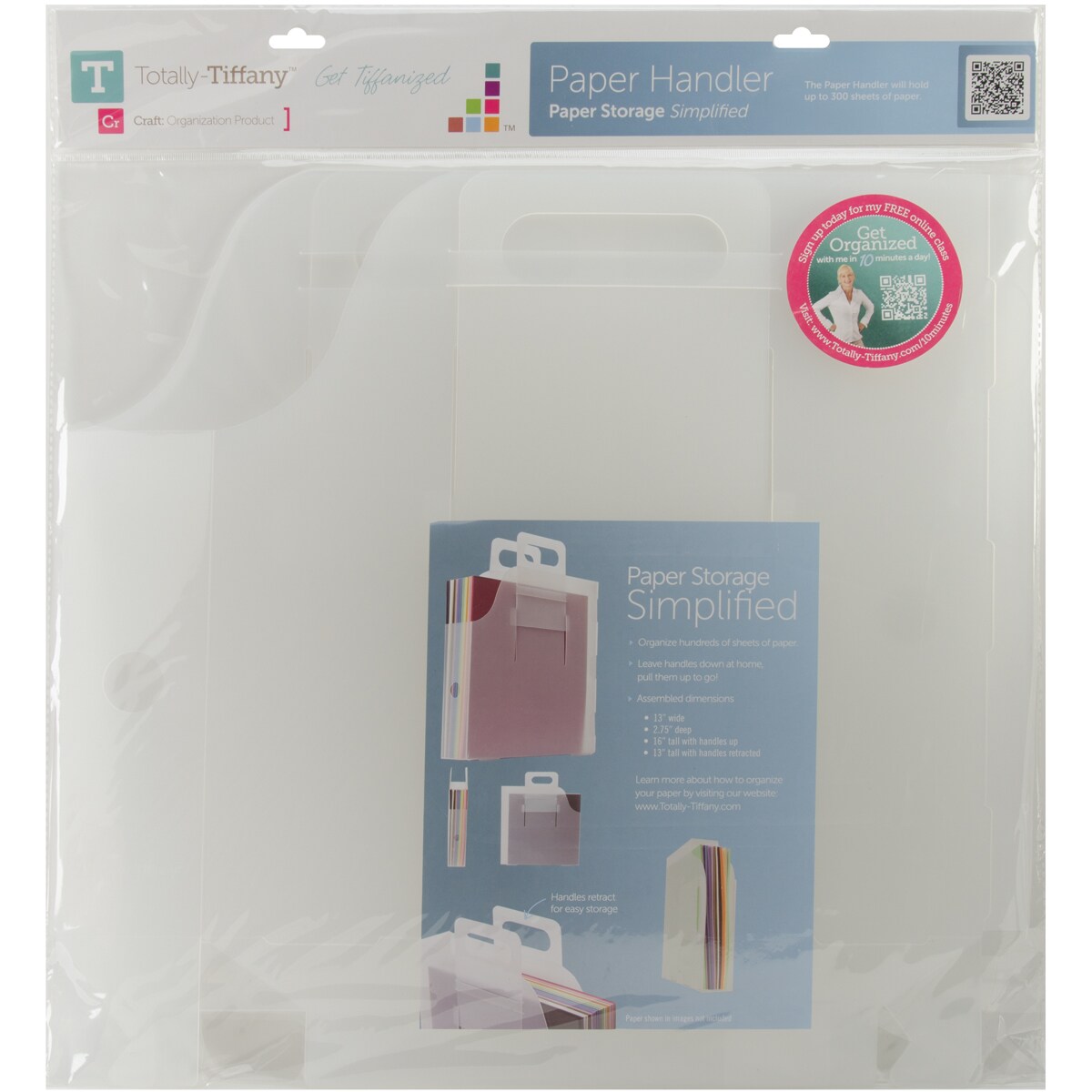 Totally-Tiffany Paper Handler-13&#x22;X13&#x22;X2.5&#x22;