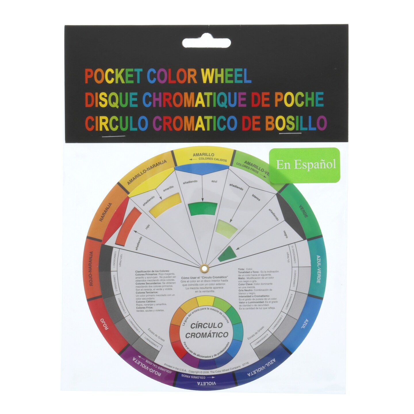 Color Wheel Co Pocket Color Wheel, Spanish