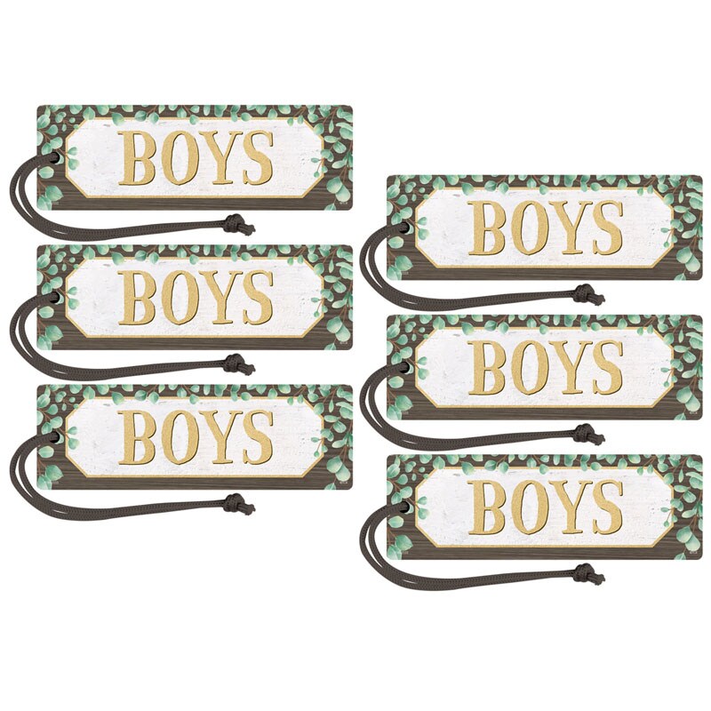 Eucalyptus Magnetic Boys Pass, Pack of 6
