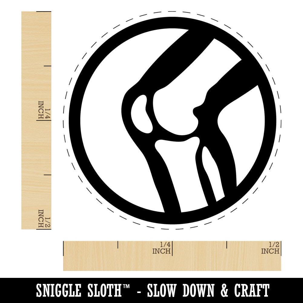 Knee Bones Joint Anatomy Body Part Rubber Stamp for Stamping Crafting ...