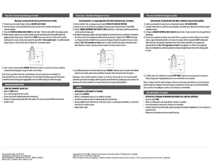 Jolee's Easy Image Transfer 8.5"x11" 3 Sh/Pkg Glow In The Dark For Light 56-47015 Made in USA