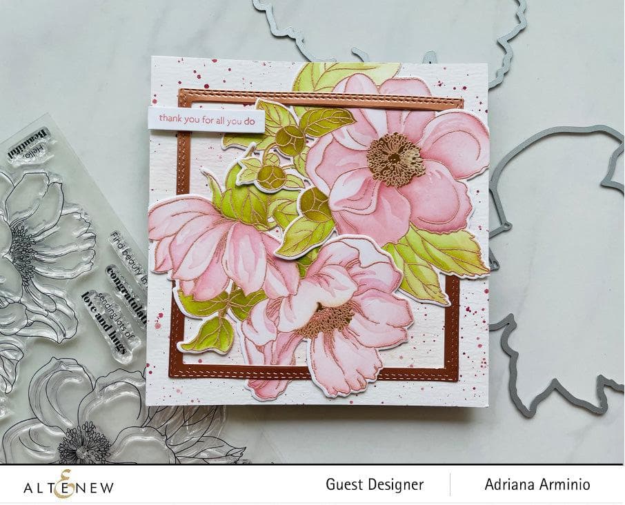 Build-A-Garden: Pristine Peonies &#x26; Add-On Die Bundle