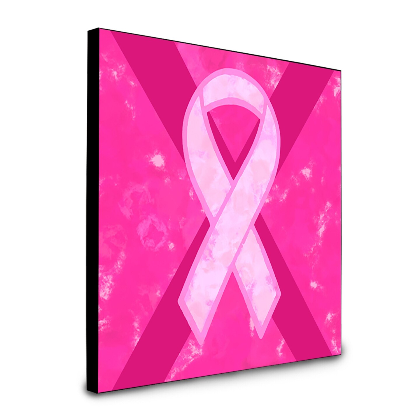 "Caroline's Treasures Breast Cancer Battle Flag Artwork Panel wall