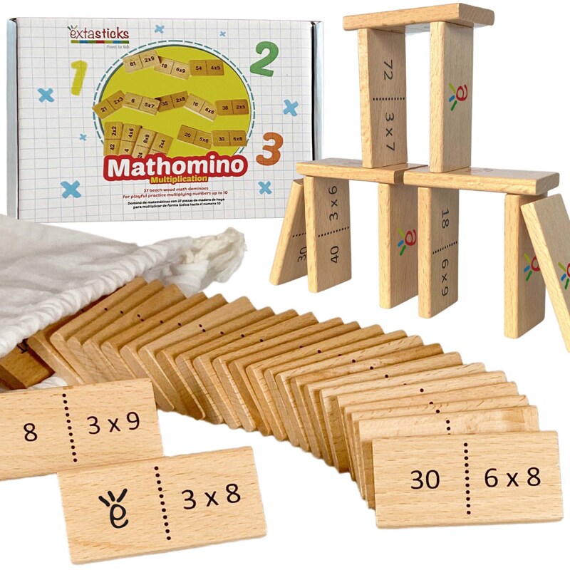 Michael Table Game Mathomino Times Tables Multiplication Domino Math Game | Michaels