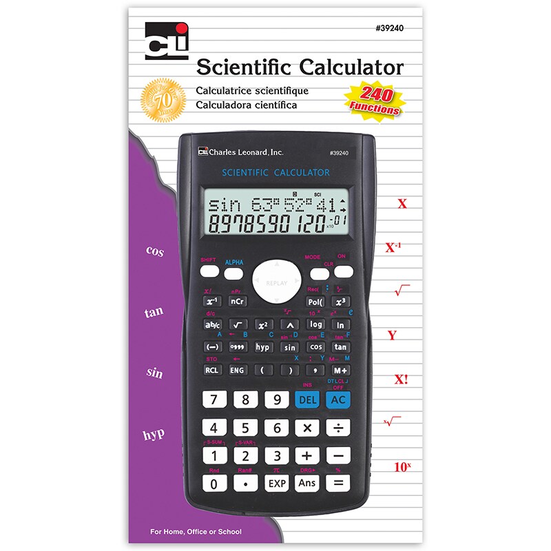 Scientific Calculator With Writing Pad, 240 Computing Functions