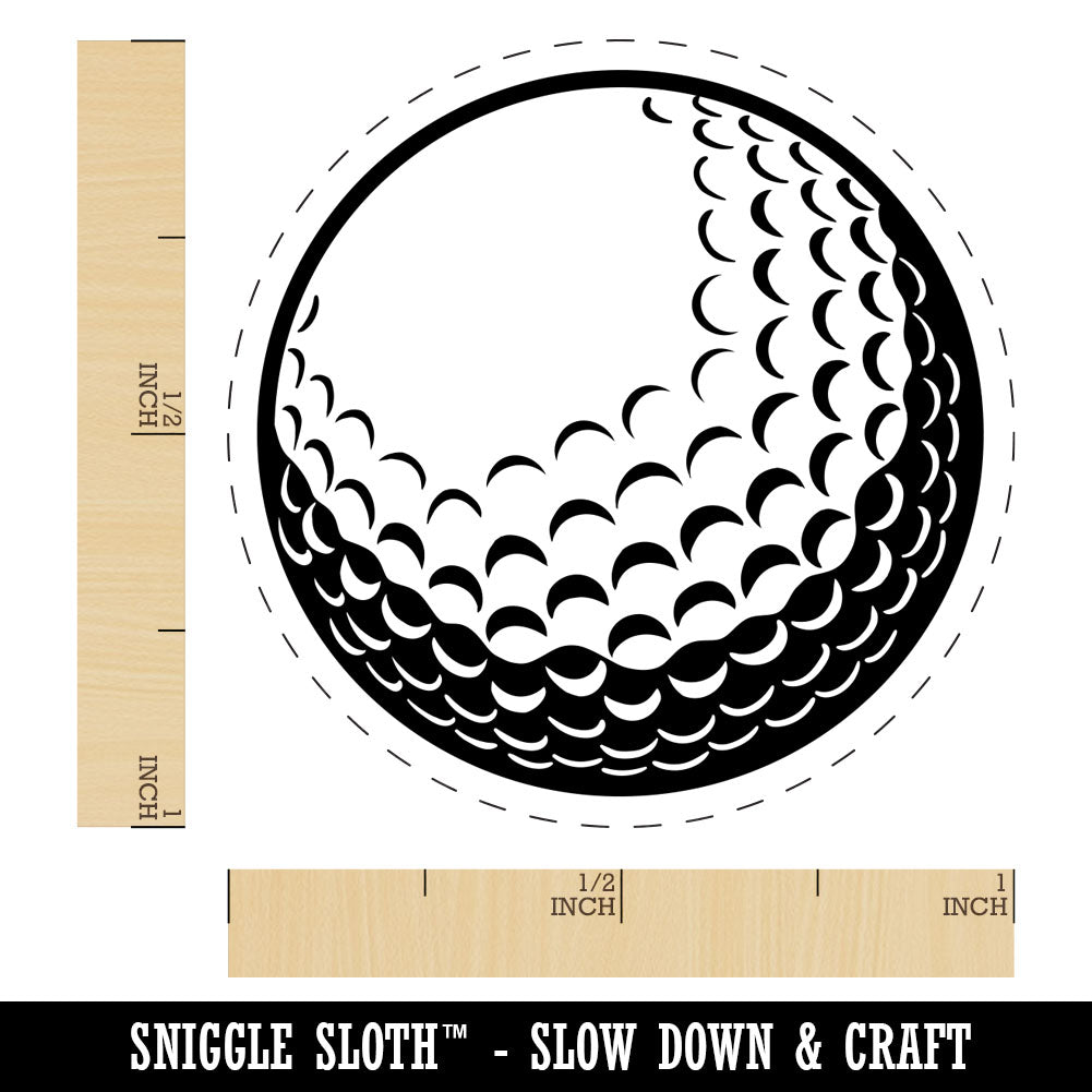 Golf Ball Sports Rubber Stamp for Stamping Crafting Planners