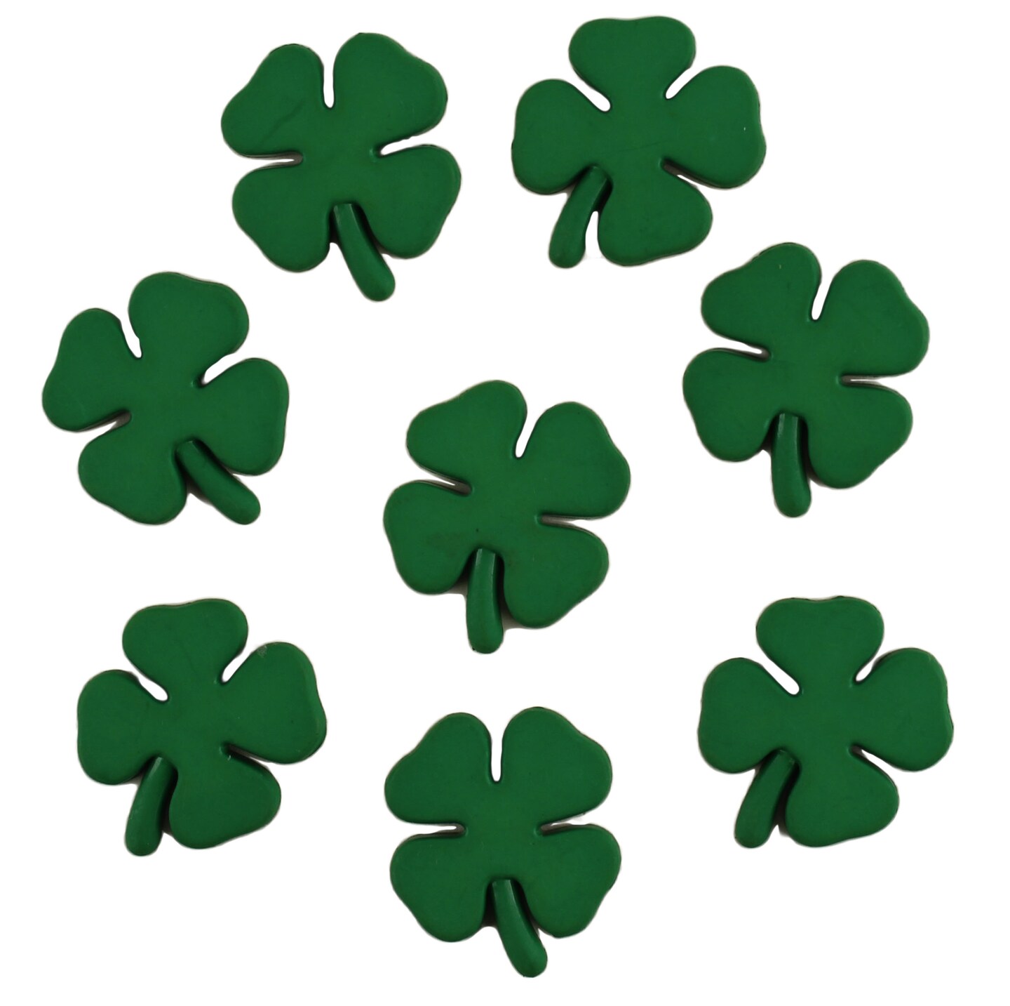 Buttons Galore and More Craft & Sewing Buttons - Shamrocks - 24 Buttons