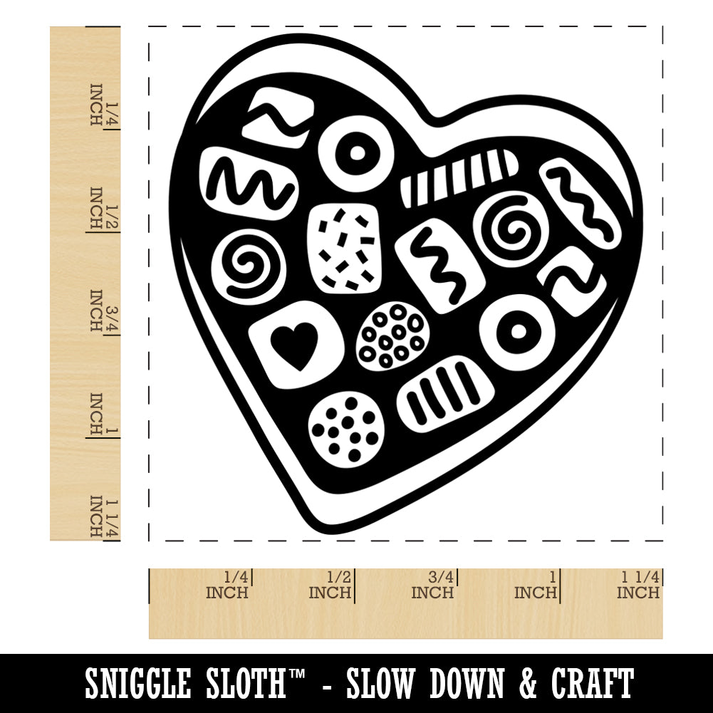 Valentine's Hearts Rubber Stamps