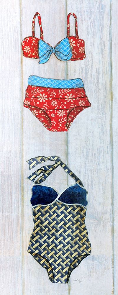 Vintage Bathing Suit - Detail I Poster Print by Tava Studios Tava Studios - Item # VARPDX41259