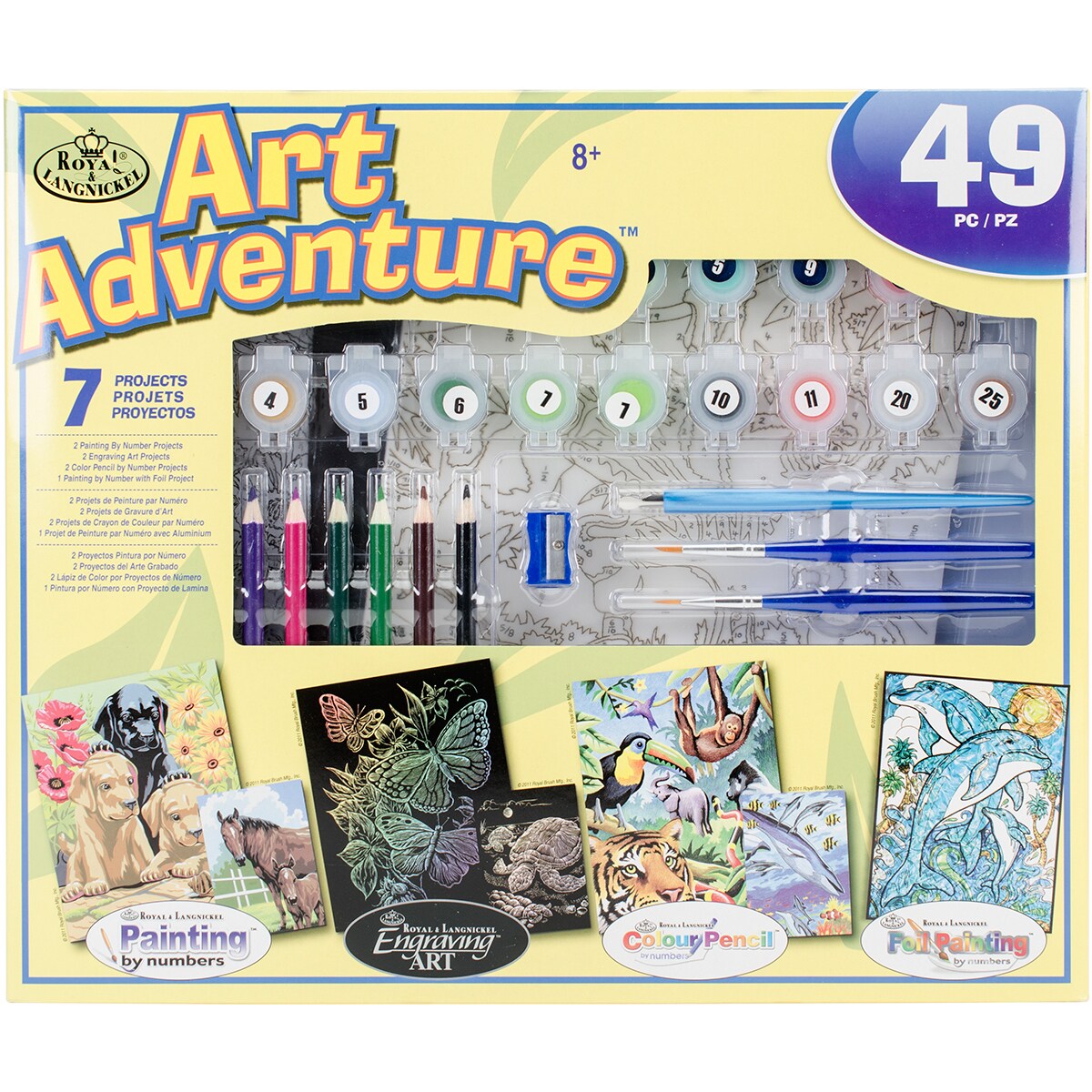アルベール・グリヴォー他　3本セット Royal & Langnickel(R) Art Adventure Super Value Set 49pcs | Michaels